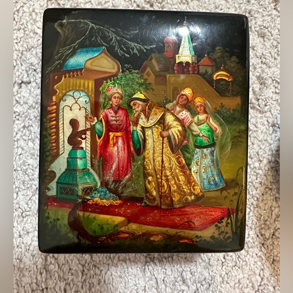 2 Vintage wooden lacquer - Picture 4 of 5